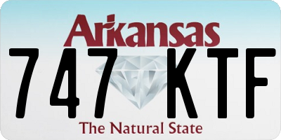 AR license plate 747KTF