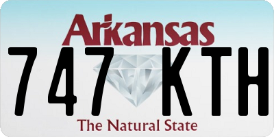 AR license plate 747KTH
