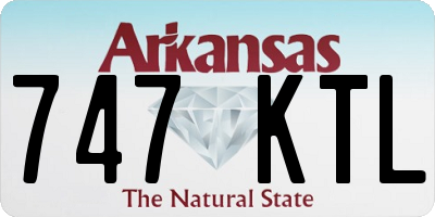AR license plate 747KTL