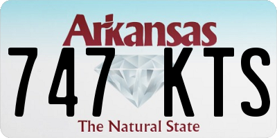 AR license plate 747KTS