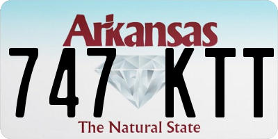 AR license plate 747KTT
