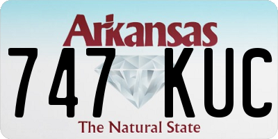 AR license plate 747KUC