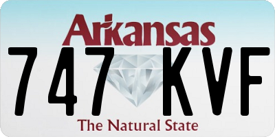 AR license plate 747KVF