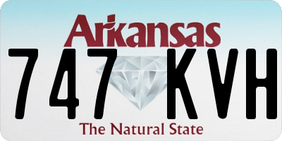 AR license plate 747KVH