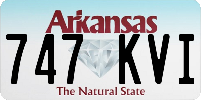 AR license plate 747KVI