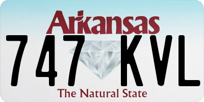 AR license plate 747KVL