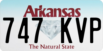 AR license plate 747KVP