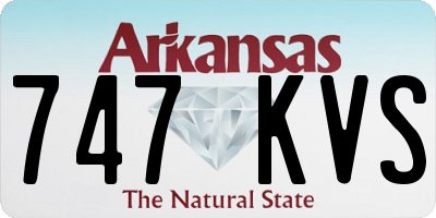 AR license plate 747KVS