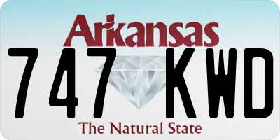 AR license plate 747KWD