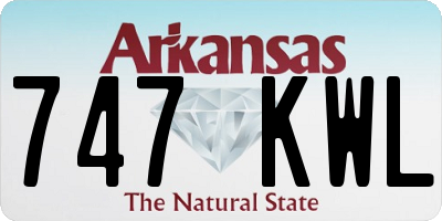 AR license plate 747KWL