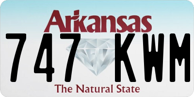 AR license plate 747KWM