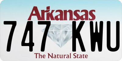 AR license plate 747KWU