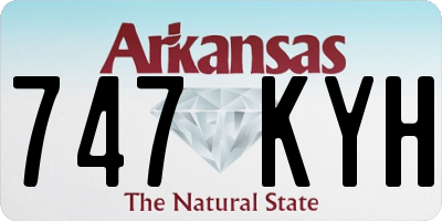AR license plate 747KYH