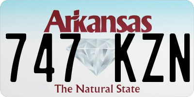AR license plate 747KZN