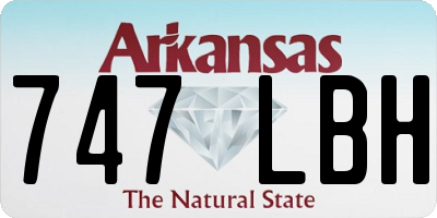 AR license plate 747LBH