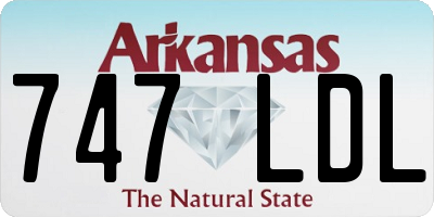 AR license plate 747LDL