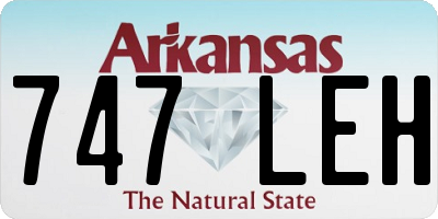 AR license plate 747LEH