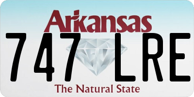AR license plate 747LRE