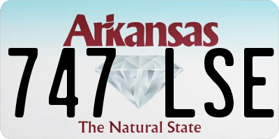 AR license plate 747LSE