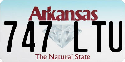 AR license plate 747LTU