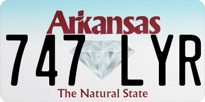 AR license plate 747LYR