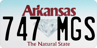 AR license plate 747MGS
