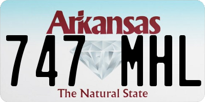 AR license plate 747MHL