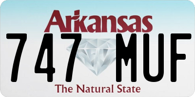 AR license plate 747MUF