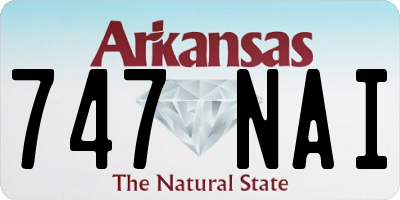 AR license plate 747NAI