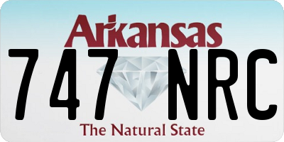 AR license plate 747NRC