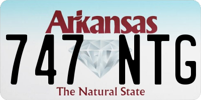 AR license plate 747NTG