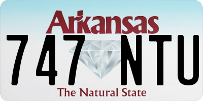 AR license plate 747NTU