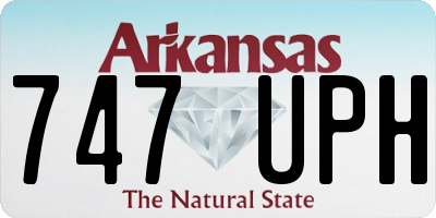AR license plate 747UPH