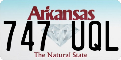 AR license plate 747UQL