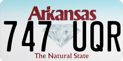 AR license plate 747UQR