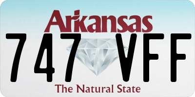 AR license plate 747VFF