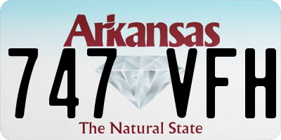 AR license plate 747VFH