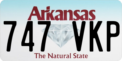 AR license plate 747VKP