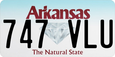 AR license plate 747VLU