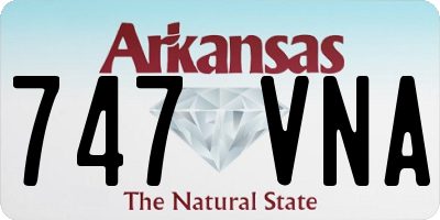 AR license plate 747VNA