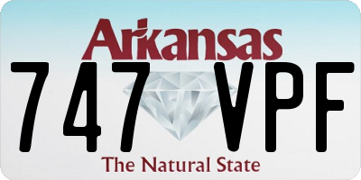 AR license plate 747VPF