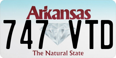 AR license plate 747VTD