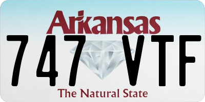 AR license plate 747VTF