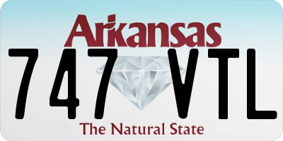 AR license plate 747VTL
