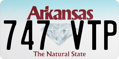AR license plate 747VTP