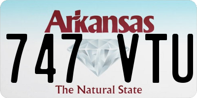 AR license plate 747VTU