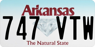 AR license plate 747VTW
