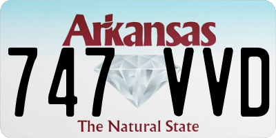 AR license plate 747VVD