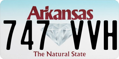 AR license plate 747VVH