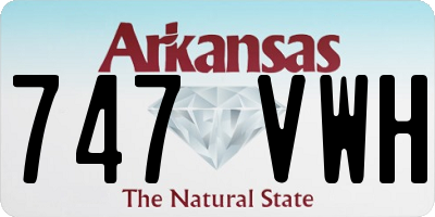 AR license plate 747VWH